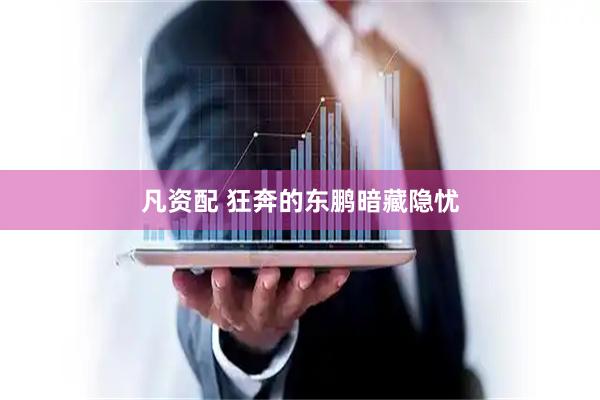 凡资配 狂奔的东鹏暗藏隐忧