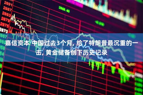 嘉信资本 中国过去3个月, 给了特朗普最沉重的一击, 黄金储备创下历史记录