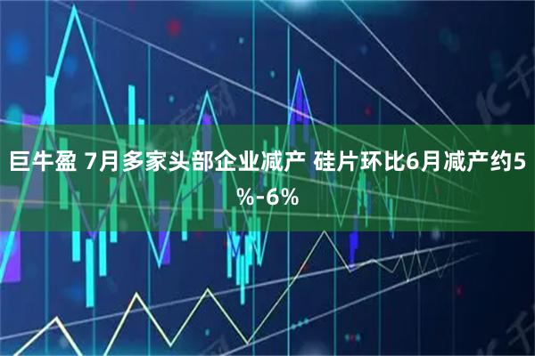 巨牛盈 7月多家头部企业减产 硅片环比6月减产约5%-6%